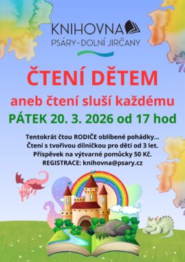 Čtení dětem březen