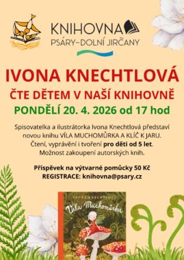 Ivona Knechtlová čte dětem