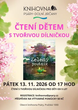 Čtení dětem s tvořivou dílničkou Čtení dětem s tvořivou dílničkou