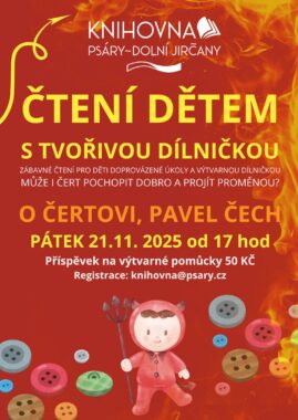 Čtení dětem s tvořivou dílničkou Čtení dětem s tvořivou dílničkou