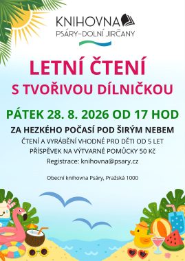 Čtení dětem s tvořivou dílničkou Čtení dětem s tvořivou dílničkou