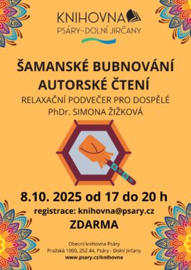 Šamanské bubnování a autorské čtení