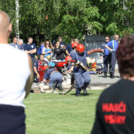 Hasičské závody na hřišti v Dolních Jirčanech 26.5.2012