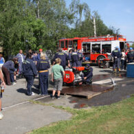 Hasičské závody na hřišti v Dolních Jirčanech 26.5.2012