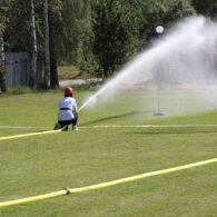 Hasičské závody na hřišti v Dolních Jirčanech 26.5.2012