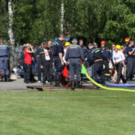 Hasičské závody na hřišti v Dolních Jirčanech 26.5.2012