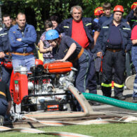 Hasičské závody na hřišti v Dolních Jirčanech 26.5.2012