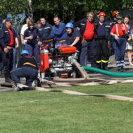 Hasičské závody na hřišti v Dolních Jirčanech 26.5.2012