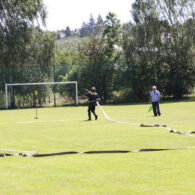 Hasičské závody na hřišti v Dolních Jirčanech 26.5.2012