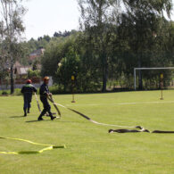 Hasičské závody na hřišti v Dolních Jirčanech 26.5.2012