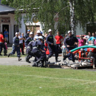 Hasičské závody na hřišti v Dolních Jirčanech 26.5.2012