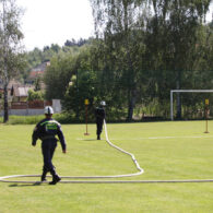 Hasičské závody na hřišti v Dolních Jirčanech 26.5.2012