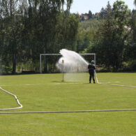 Hasičské závody na hřišti v Dolních Jirčanech 26.5.2012