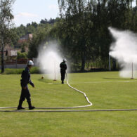 Hasičské závody na hřišti v Dolních Jirčanech 26.5.2012