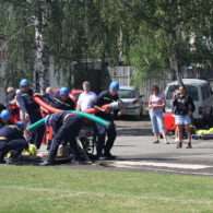 Hasičské závody na hřišti v Dolních Jirčanech 26.5.2012