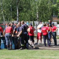 Hasičské závody na hřišti v Dolních Jirčanech 26.5.2012