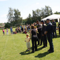 Hasičské závody na hřišti v Dolních Jirčanech 26.5.2012