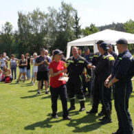 Hasičské závody na hřišti v Dolních Jirčanech 26.5.2012