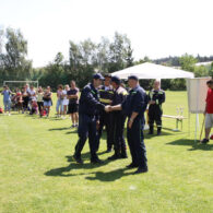 Hasičské závody na hřišti v Dolních Jirčanech 26.5.2012