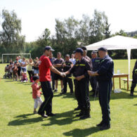 Hasičské závody na hřišti v Dolních Jirčanech 26.5.2012