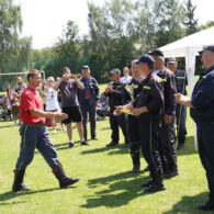 Hasičské závody na hřišti v Dolních Jirčanech 26.5.2012