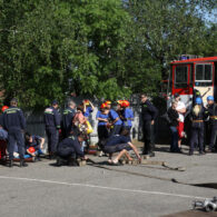 Hasičské závody na hřišti v Dolních Jirčanech 26.5.2012