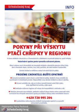 Pokyny při výskytu ptačí chřipky v regionu