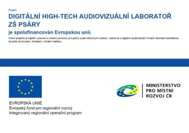 Digitální High-tech audiovizuální laboratoř ZŠ Psáry