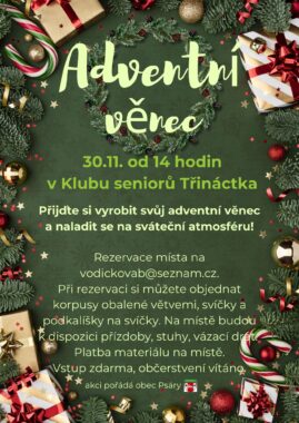 Výroba adventních věnců