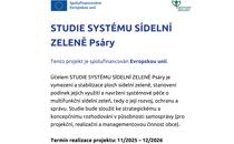 Studie systému sídelní zeleně