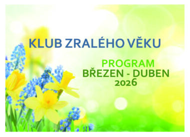 Program březen, duben 2026