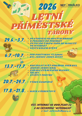 Přihlašovaní na příměstské tábory léto 2026 Přihlašovaní na příměstské tábory léto 2026