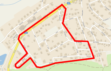 Porucha veřejného osvětlení v oblasti Jílovská / Na Vápence