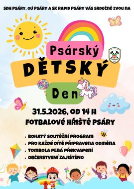Dětský den v Psárech Dětský den v Psárech