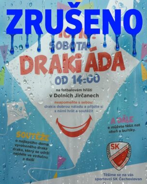 Sobotní drakiáda zrušena