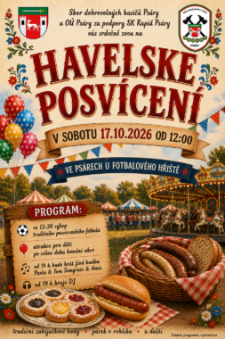 Havelské posvícení v sobotu 17. 10. 2026